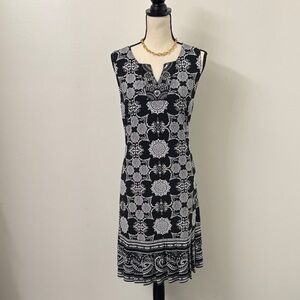 41 Hawthorn Monochrome Patterned Midi Dress